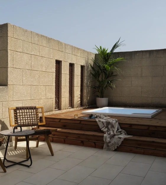 Two bedroom suite with outdoor jacuzzi