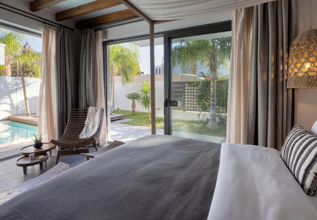 Suite with Private Pool at Aulūs Lindos Rhodes