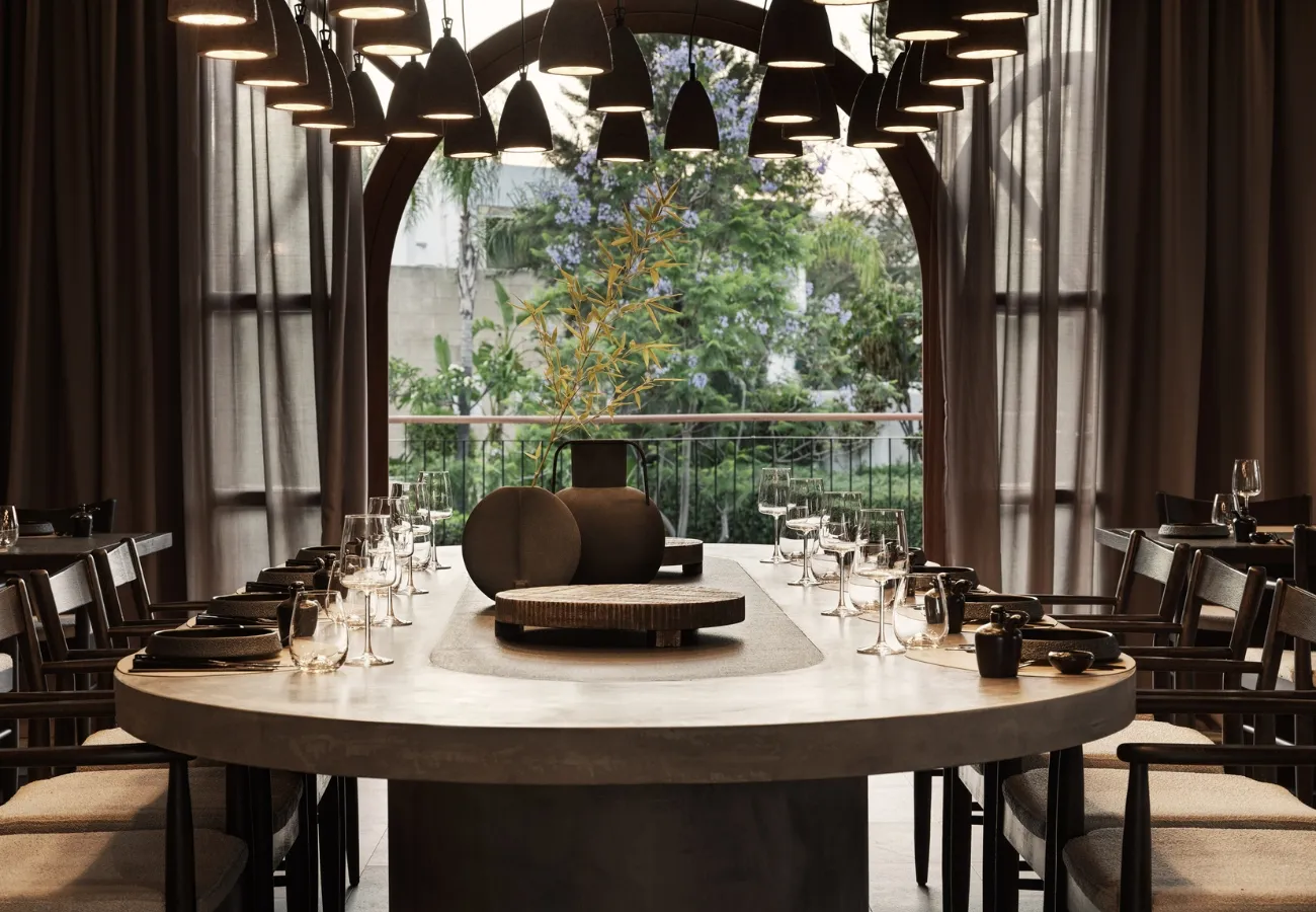 Yellow Sea Restaurant fine Asian dining experience at Aulus Lindos Rhodes luxury resort