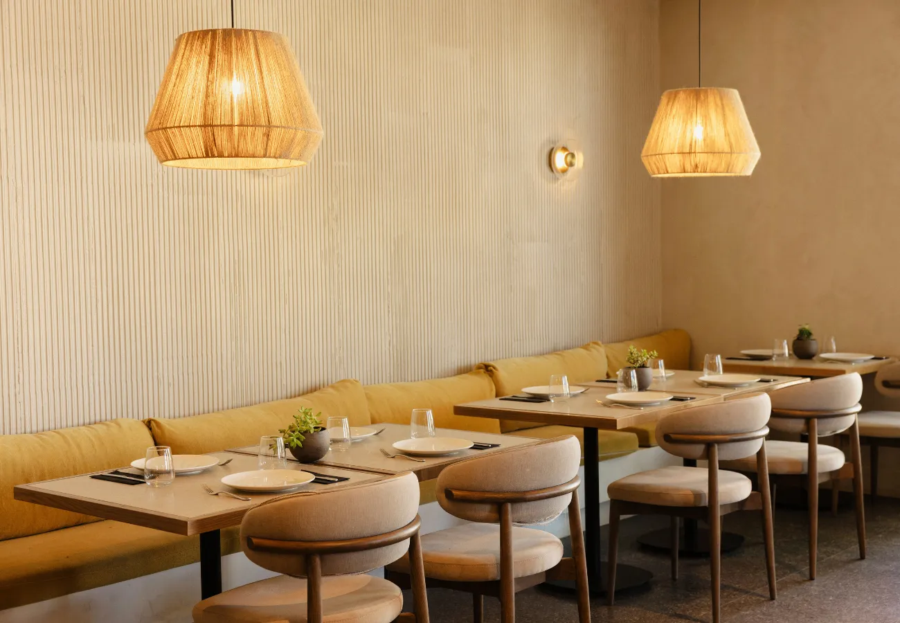 Mediterranean all-inclusive restaurant at Aulus Lindos Rhodes luxury resort