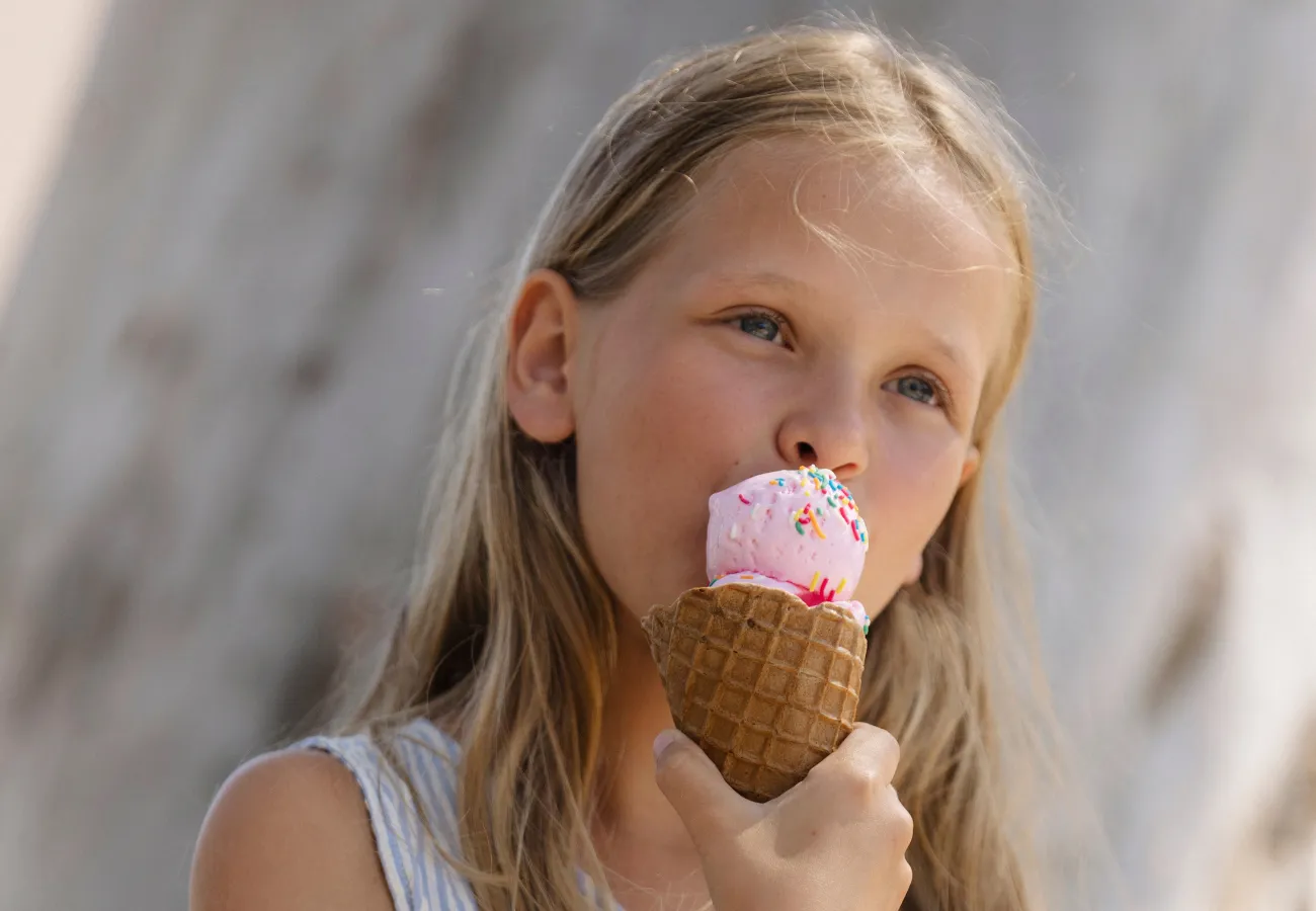Family all-inclusive hotel with gelato in Rhodes