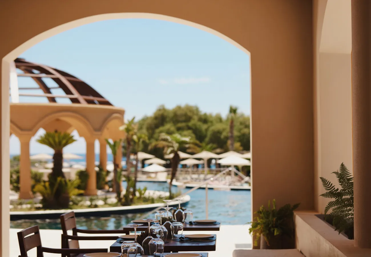 All-inclusive hotel with Italian cuisine in Rhodes