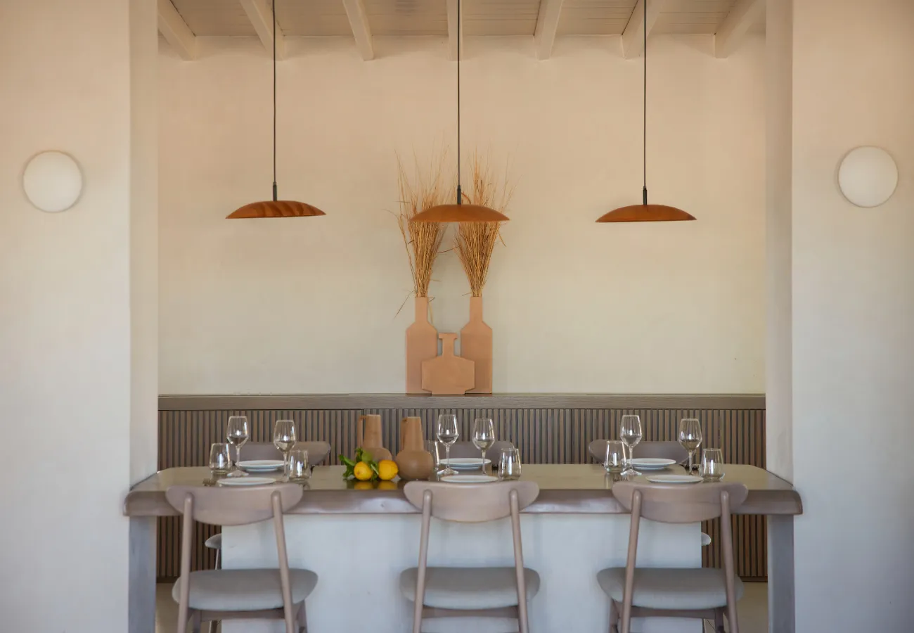 Authentic Greek cuisine restaurant at Aulūs Lindos Rhodes