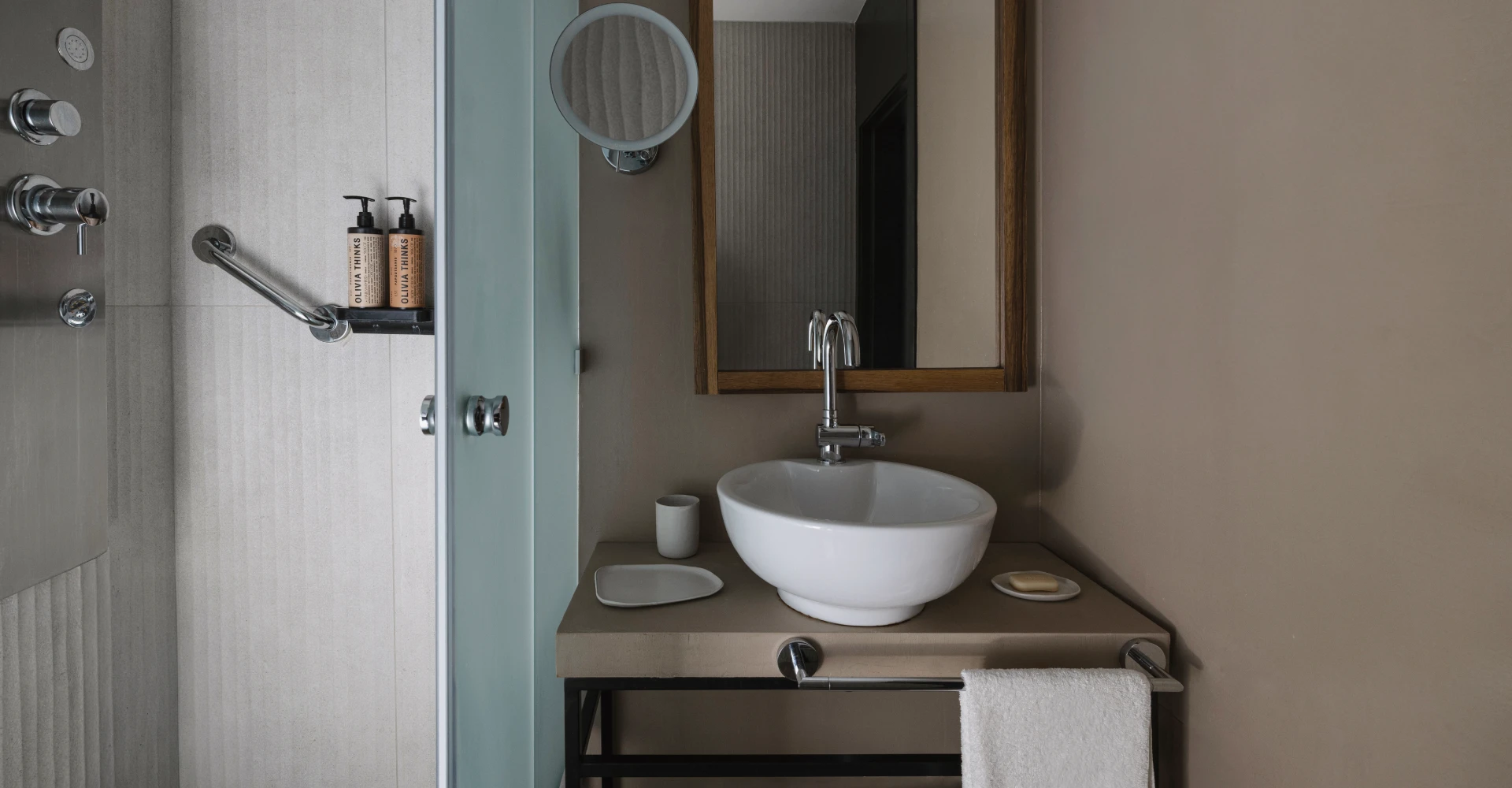 Sapphire Cozy Nest Room Bathroom in Domes Aulus Elounda