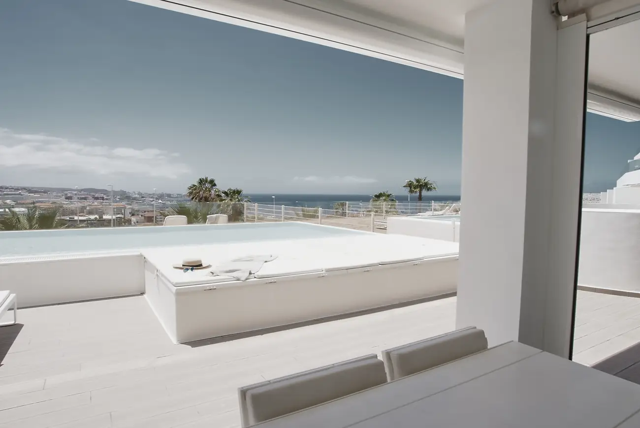 Sapphire One Bedroom Suite with Sea View and Private Pool private pool terrace with sea view