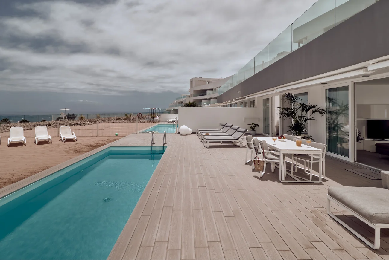 Jade Three Bedroom Suite with Side Sea View and Private Pool private pool and furnished terrace