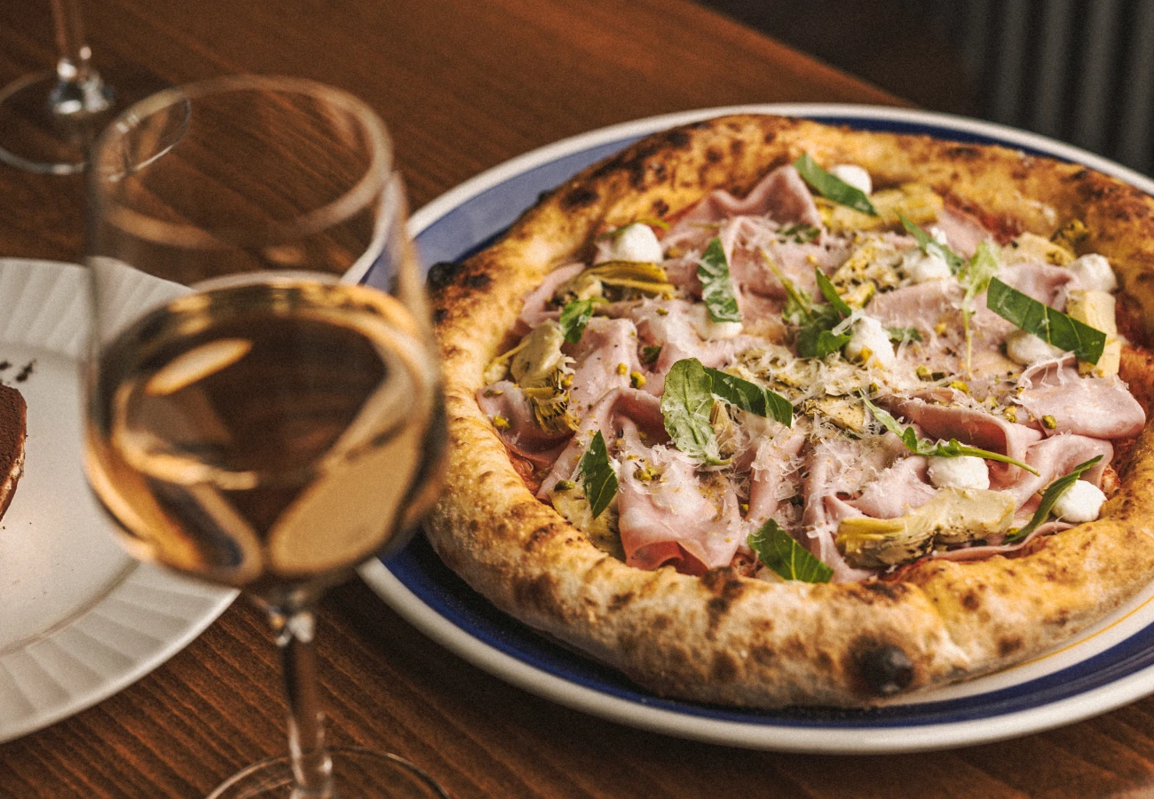 Tasty Italian cuisine dish of Domes Miramare, Corfu, included breakfast and dinner