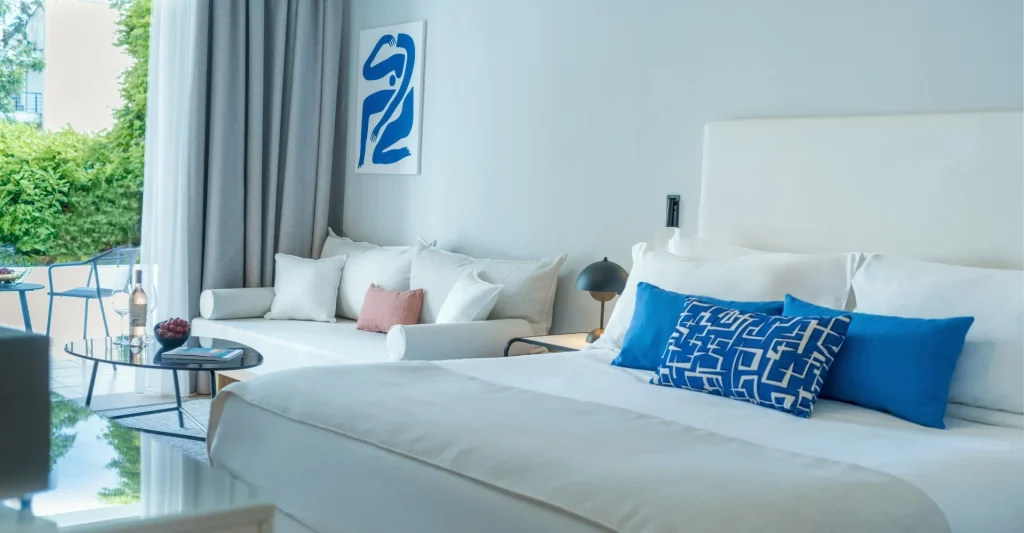Suite pour couples en Chalcidique avec lit king size
