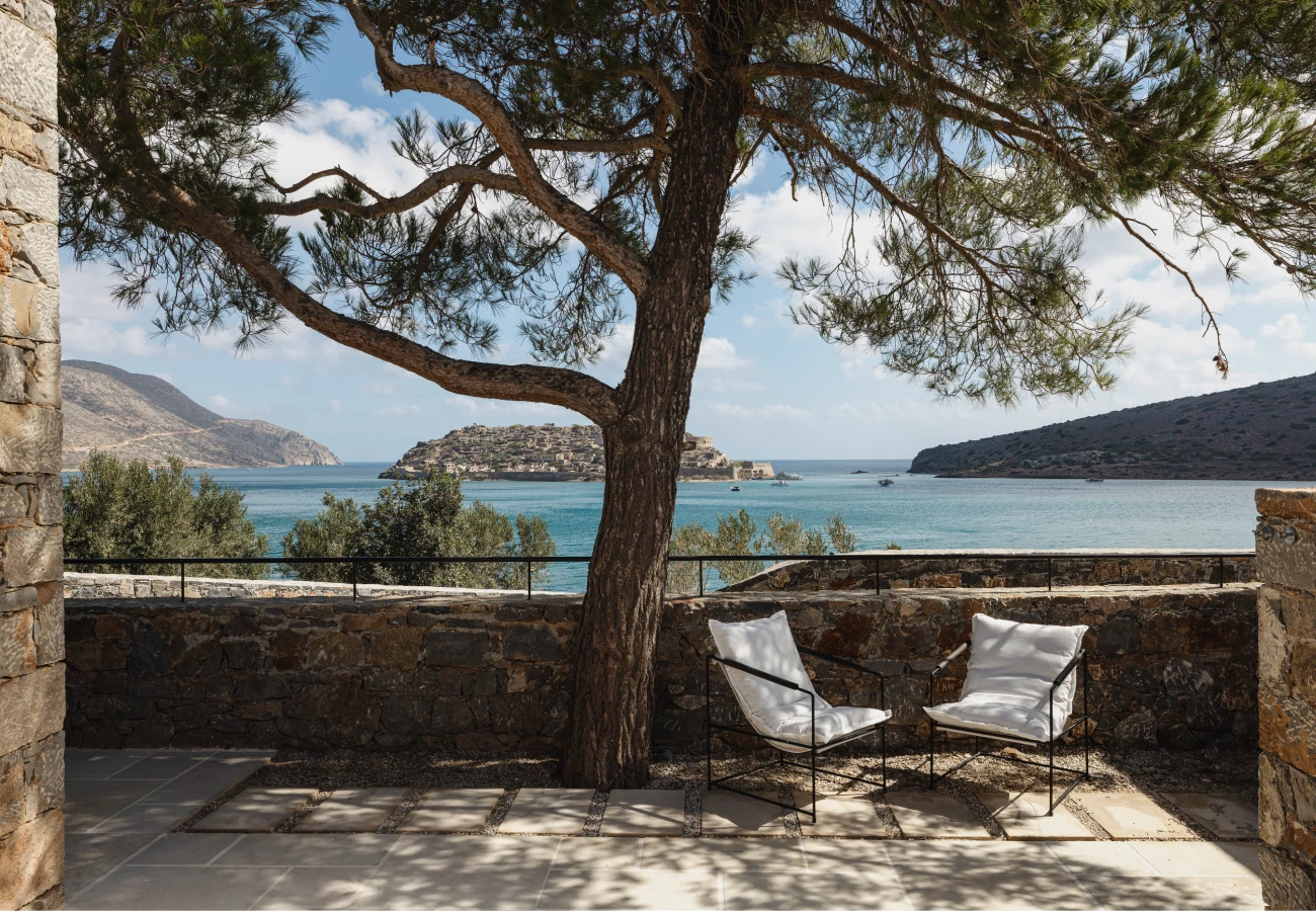 Chora Spinalonga View of Elounda