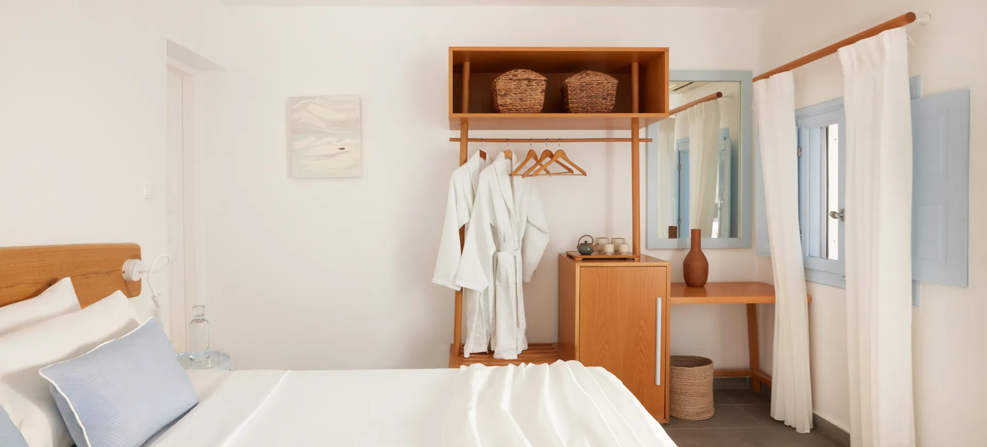 Caldera view room in Santorini