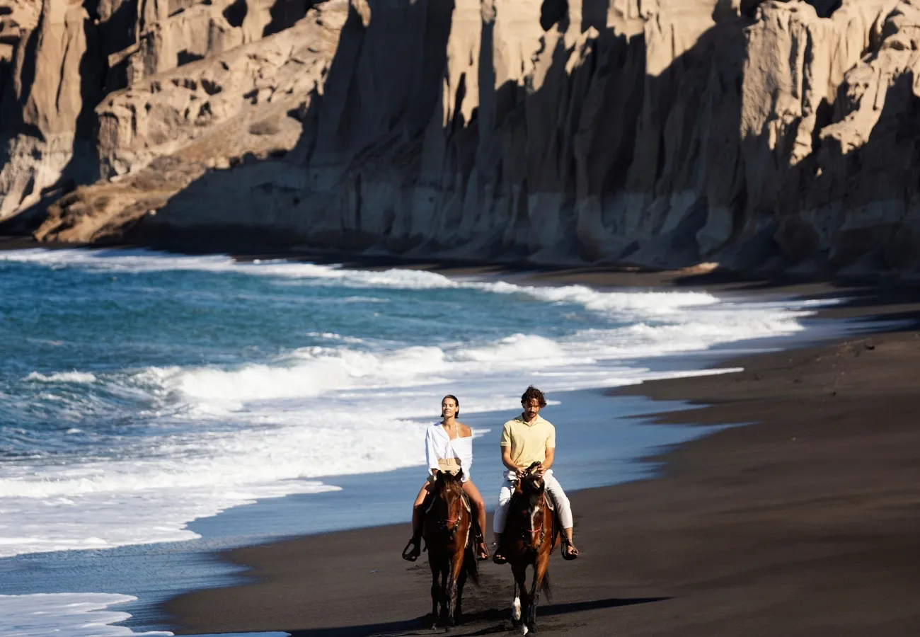 Horse Riding at Neema Maison Santorini