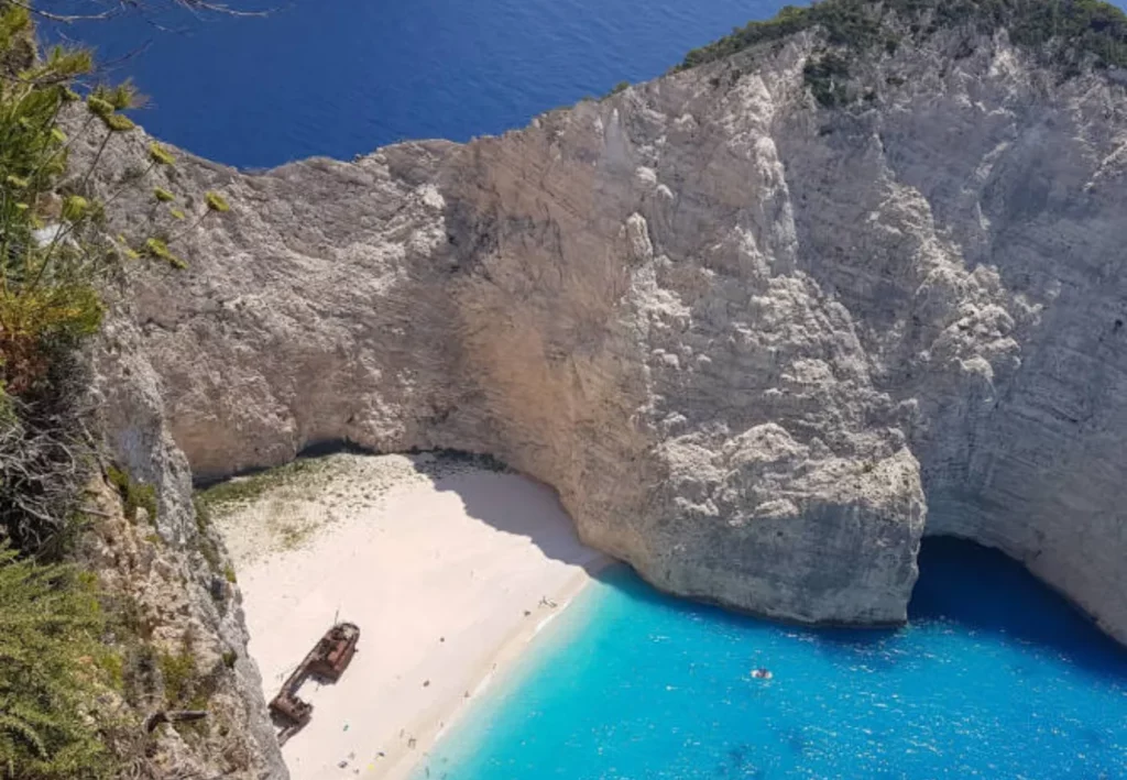 Navagio on Zante island