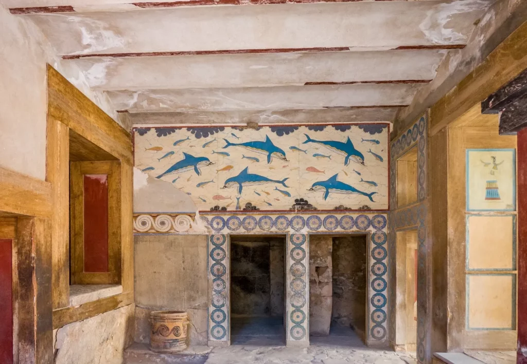 Knossos Palace Archaeological Site in Crete
