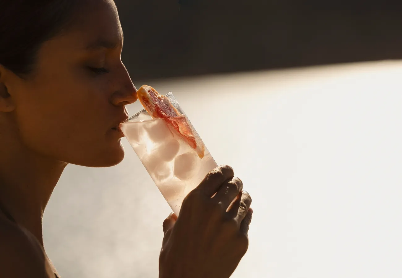 Sunset cocktails with Caldera views