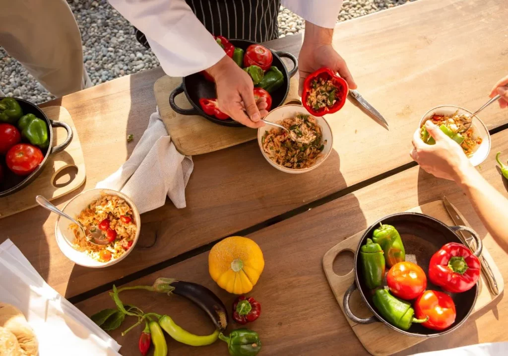 Is Cooking Greek Dishes with a View the New Luxury?
