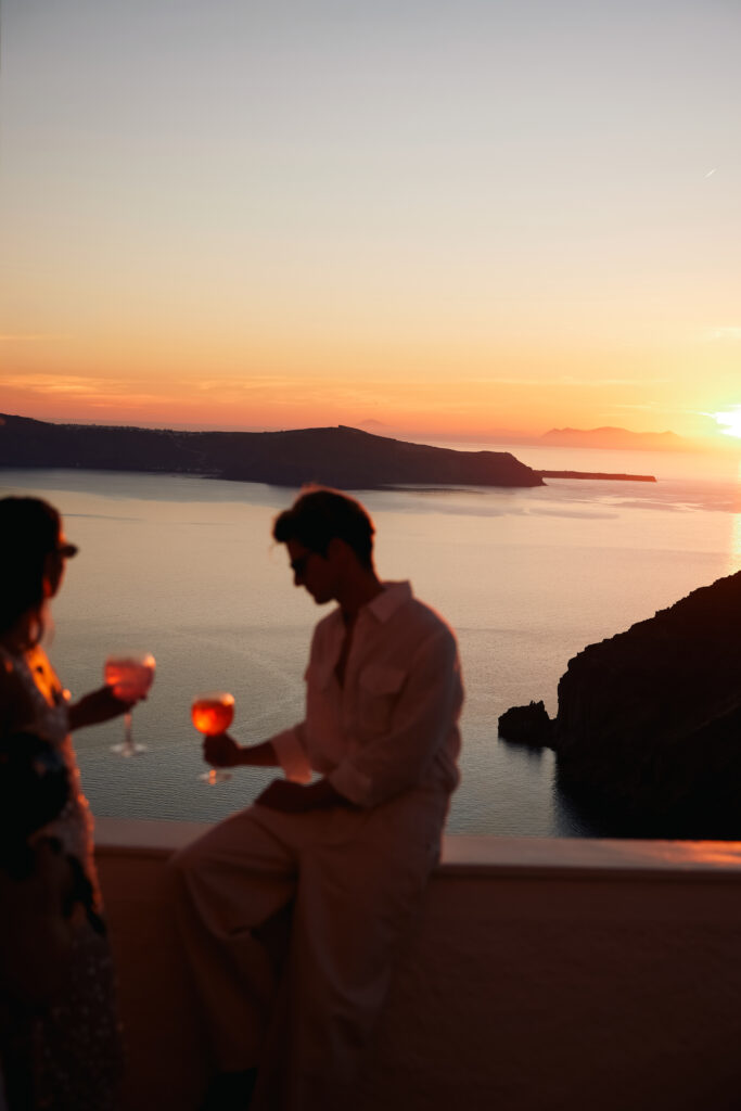 The Most Private Spot in Santorini's Busiest Hub